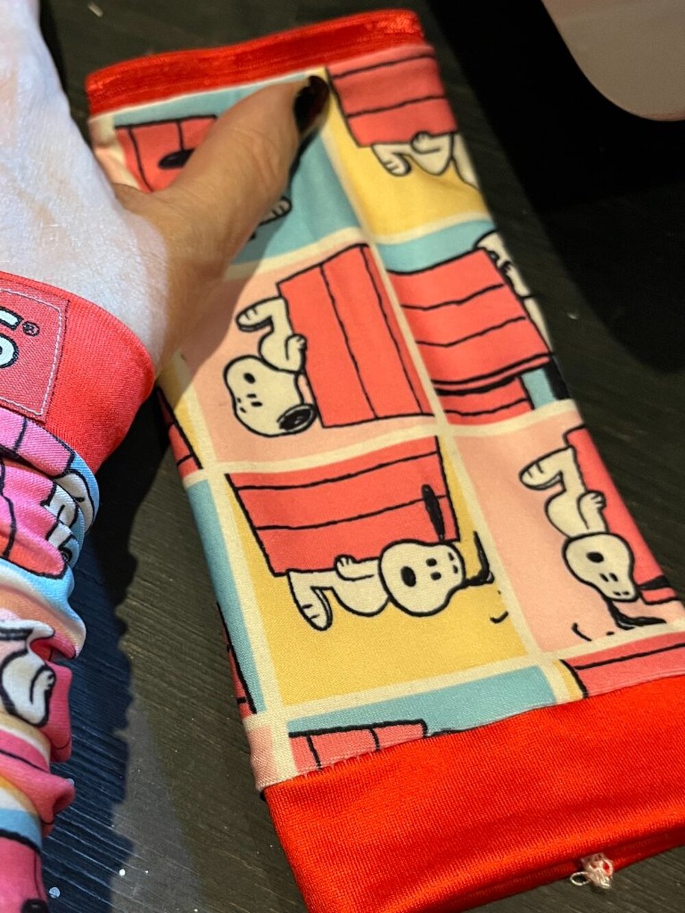 Handmade UPCYCLED Snoopy Wrist Cuffs - Picture 5 of 6